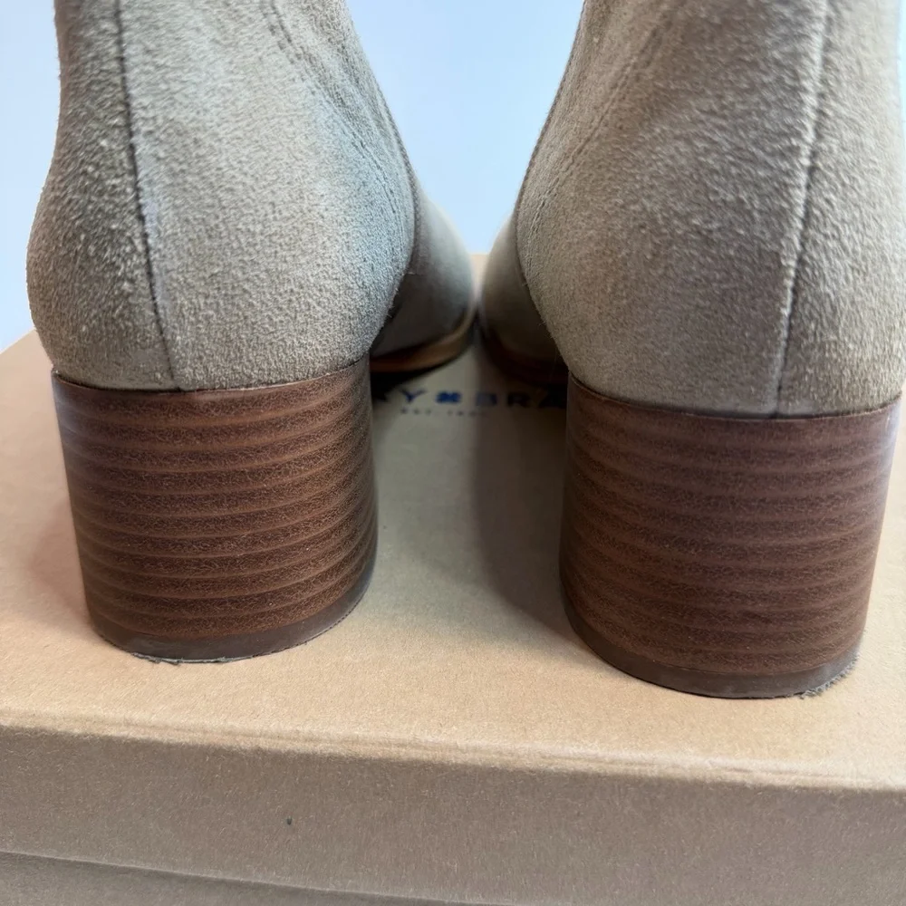 Lucky Brand Lilye suede bootie- size 7-  great condition - original box